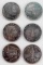 WWII THIRD REICH GERMAN SIX  ADOLF HITLER COINS
