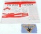 WWII GERMAN THIRD REICH NSFK PAPER GLIDER & PATCH