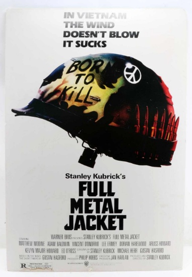 FULL METAL JACKET MOVIE POSTER 40 BY 27 INCHES