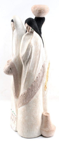 MEXICAN PLASTER SCULPTURE 3 WOMEN AUSTIN PRODUCT