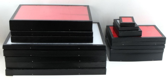 LOT OF 15 DISPLAY RIKER MOUNTS FOR ARTIFACTS MORE