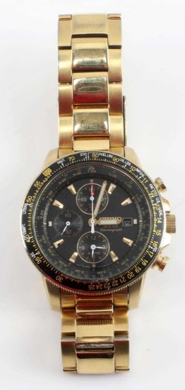 SEIKO SOLAR CHRONOGRAPH V172 0AC0 WRIST WATCH