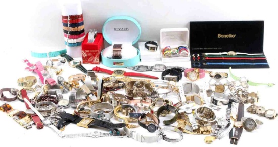 10 POUNDS OF UNSEARCHED WATCHES AND TIMEPIECES