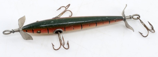 ANTIQUE SHAKESPEARE SLIM JIM 3 HOOK MINNOW
