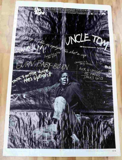JULES DASSIN UPTIGHT THEATRICAL MOVIE POSTER