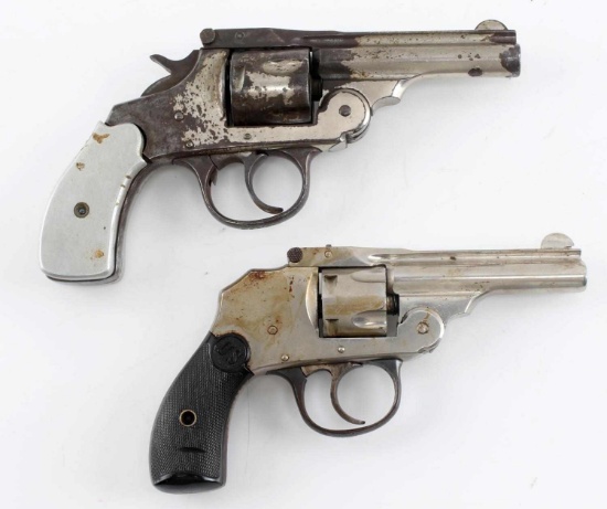 2 US TOP BREAK DA REVOLVERS .38 AND .32 CALIBER