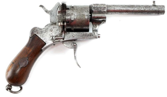 LEFAUCHEUX STYLE REVOLVER 9 MM FOR PARTS BELGIAN