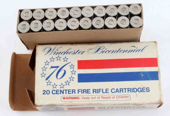 76 WINCHESTER BICENTENNIAL 30-30 BOX OF 20 AMMO