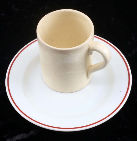 WWII THIRD REICH GERMAN LUFTWAFFE CUP & PLATE