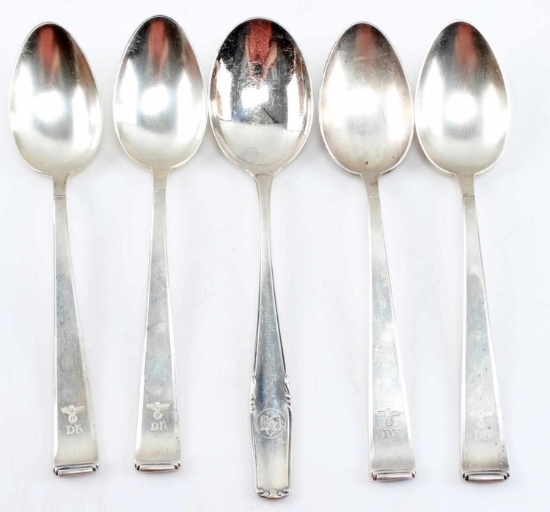 WWII THIRD REICH GERMAN SS DEUTSCHES REICH SPOONS