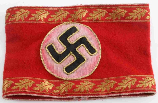 WWII GERMAN 3RD REICH NSDAP GAU HAUPTAMTES ARMBAND