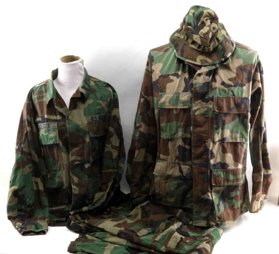 VIETNAM ERA RIP STOP WOODLAND CAMO MARINES UNIFORM