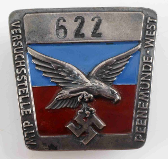 WWII GERMAN THIRD REICH LUFTWAFFE WORKERS BADGE