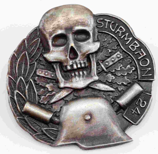 WWI AUSTRIAN MONARCHY STORM TROOPER BADGE