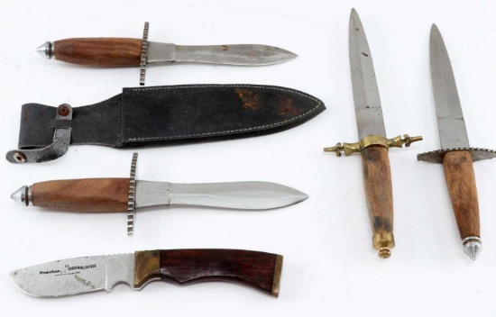 LOT 5 PAKISTANI  FIGHTING KNIVES STAINLESS STEEL