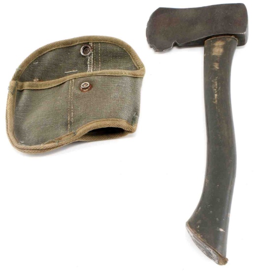 WWII US ARMY USMC CAMP HATCHET AXE