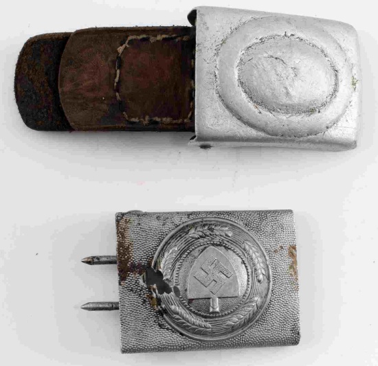 WWII GERMAN THIRD REICH LUFTWAFFE RAD BELT BUCKLE