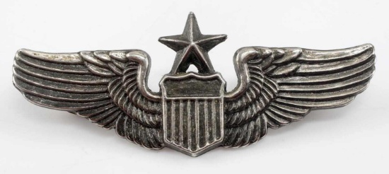 US AIR FORCE POST WWII PILOT OFFICER WING & STAR