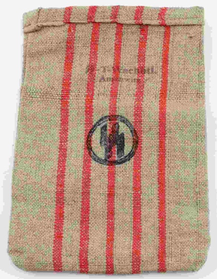 WWII GERMAN SS CANVAS STORAGE BAG FROM AUSCHWITZ