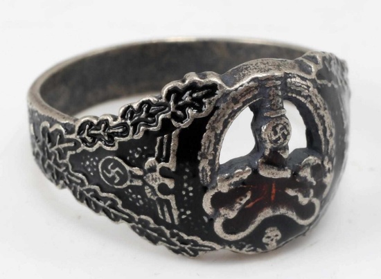WWII THIRD REICH GERMAN SS ANTI PARTISAN RING