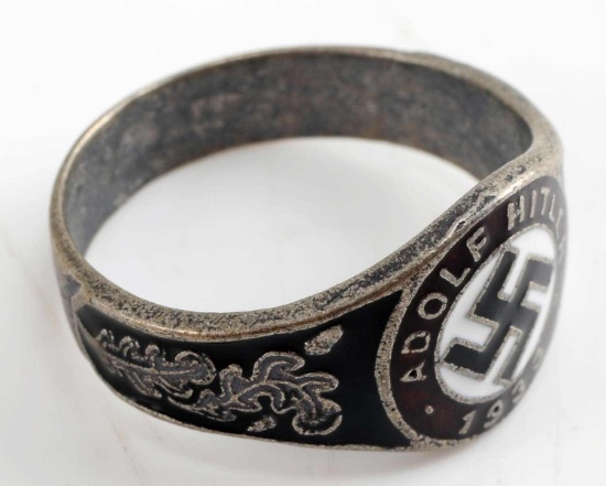 WWII THIRD REICH GERMAN 1933 PARTY RING