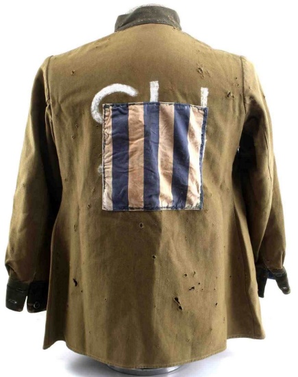 WWII THIRD REICH SOVIET POW TUNIC JEWISH INMATE