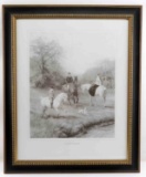 VINTAGE STYLE ENGLISH EQUESTRIAN PRINT