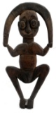 WOODEN AFRICAN SCULPTURE ANCESTOR FIGURE