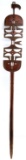 FINELY CARVED WOOD AFRICAN TRIBAL SCEPTER