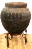 YORUBA NIGERIAN POTTERY EARTHENWARE VESSEL