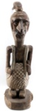 CARVED WOOD POLYCHROME MALE FIGURE