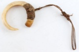 PACIFIC OCEANIC ABORIGINAL BOAR TUSK EFFIGY FETISH