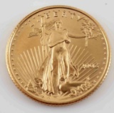 2002 GOLD 1/10 OZ AMERICAN EAGLE COIN BU