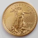 2016 GOLD AMERICAN EAGLE 1/10 OZ BU COIN