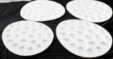 CORDON BLEU DEVILED EGG TRAY LOT OF 4