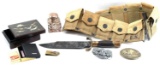 JAPANESE AND AMERICAN GENERAL ANTIQUE LOT OF EIGHT