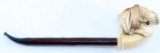 ANTIQUE MEERSCHAUM NEGRO BLACKAMOOR HEAD PIPE