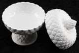 MOTTAHEDEH DESIGN ITALY WHITE LIDDED JAR