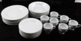 MIKASA CLASSIC FLAIR PORCELAIN DINNERWARE SET 30