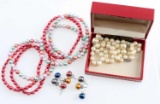 LOT OF PEARL JEWELRY HONORA COLLECTION & MAJORICA