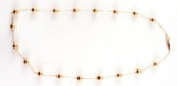 PETER S BRAM 10 KT GOLD BEAD NECKLACE