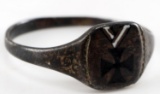 WWI GERMANY IRON CROSS SILVER RING