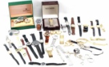 LARGE LOT OF WRISTWATCH WATCH LOT AS IS