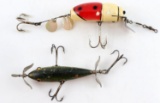LOT OF 2 FISHING LURES CREEK CHUB S BEND MINNOW