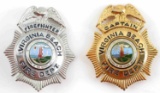 US WEST VIRGINIA BEACH CAPTAIN & FIREFIGHTER BADGE