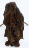 JAPANESE COPPER AND BRONZE GEISHA FIGURINE