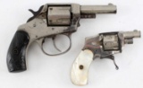 2 REVOLVERS H&R BULLDOG .32 & KOLB HAMMERLESS .22