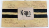 WWII DACHAU KAPO ARMBAND FROM VET 45TH INFAN DIV