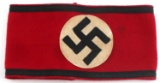 WWII THIRD REICH GERMAN SS ARMBAND RZM MARKED