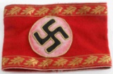 WWII GERMAN 3RD REICH NSDAP GAU HAUPTAMTES ARMBAND